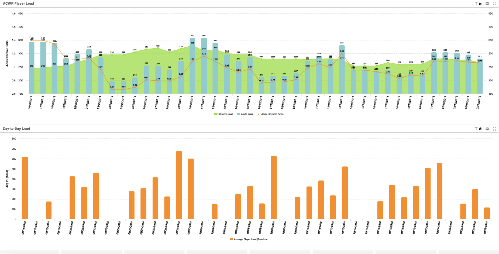 How to Set Up an Acute:Chronic Workload Ratio Chart – Catapult Support